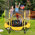 Safe children 60inch mini trampoline with protective net